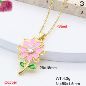 F6N301398avja-L002  Fashion Copper Necklace