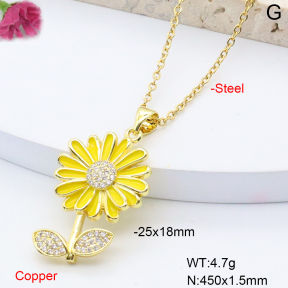 F6N301401baka-L002  Fashion Copper Necklace