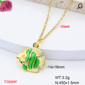 F6N301404vail-L002  Fashion Copper Necklace