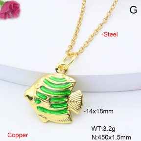 F6N301409vail-L002  Fashion Copper Necklace