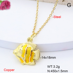 F6N301411vail-L002  Fashion Copper Necklace