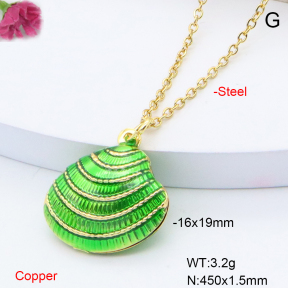 F6N301415vail-L002  Fashion Copper Necklace