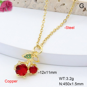 F6N408432vail-L002  Fashion Copper Necklace