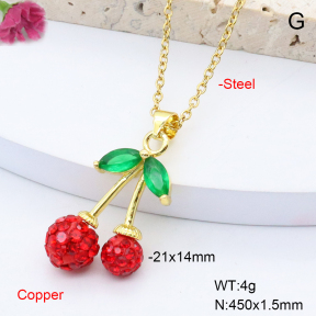 F6N408435avja-L002  Fashion Copper Necklace