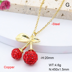 F6N408436avja-L002  Fashion Copper Necklace