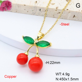 F6N408439avja-L002  Fashion Copper Necklace