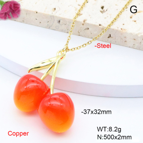 F6N408441avja-L002  Fashion Copper Necklace
