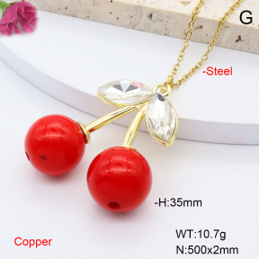 F6N408442avja-L002  Fashion Copper Necklace