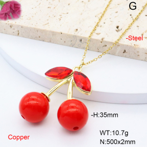 F6N408443avja-L002  Fashion Copper Necklace