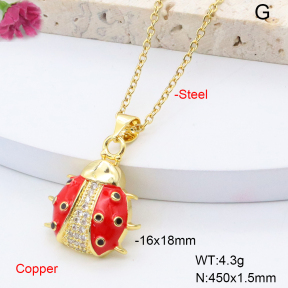 F6N408445avja-L002  Fashion Copper Necklace