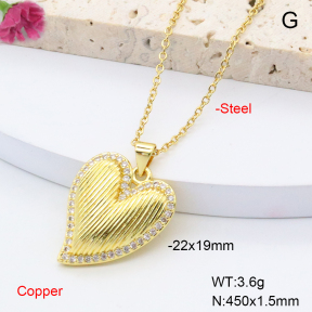 F6N408453avja-L002  Fashion Copper Necklace