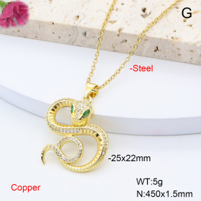 F6N408454aakl-L002  Fashion Copper Necklace