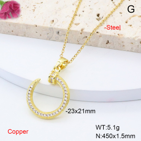 F6N408459aajl-L002  Fashion Copper Necklace