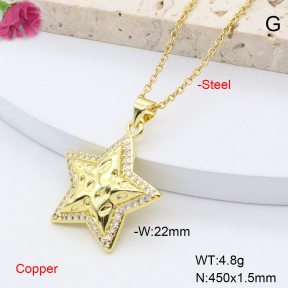 F6N408462avja-L002  Fashion Copper Necklace