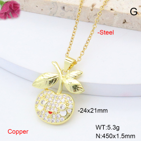 F6N408464aajl-L002  Fashion Copper Necklace