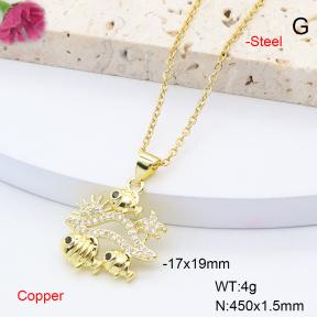 F6N408466vail-L002  Fashion Copper Necklace
