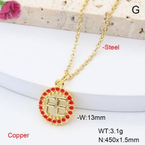 F6N408468vaia-L002  Fashion Copper Necklace