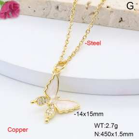 F6N408470avja-L002  Fashion Copper Necklace