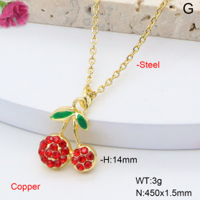 F6N408474aahl-L002  Fashion Copper Necklace