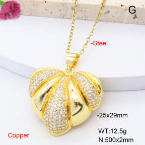F6N408476bbml-L002  Fashion Copper Necklace