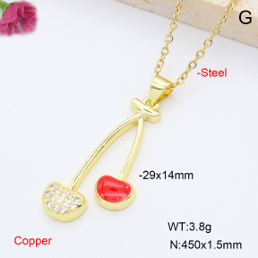 F6N408482aajl-L002  Fashion Copper Necklace