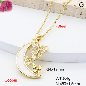 F6N408494aajl-L002  Fashion Copper Necklace
