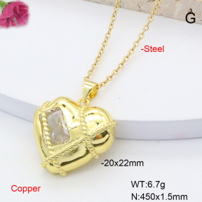 F6N408497avja-L002  Fashion Copper Necklace