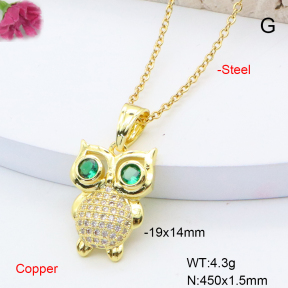 F6N408498aajl-L002  Fashion Copper Necklace