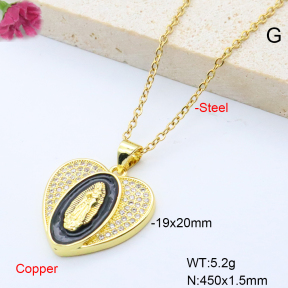 F6N408504baka-L002  Fashion Copper Necklace