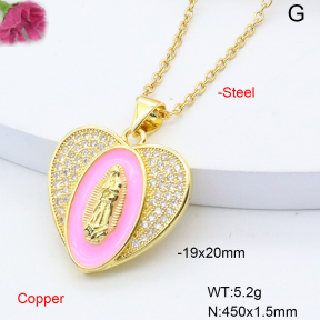 F6N408506baka-L002  Fashion Copper Necklace