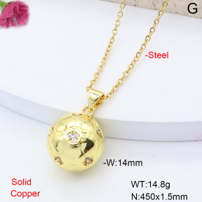 F6N408514avja-L002  Fashion Copper Necklace