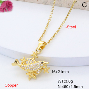 F6N408517vail-L002  Fashion Copper Necklace