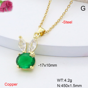F6N408519aajl-L002  Fashion Copper Necklace