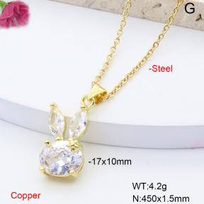 F6N408521aajl-L002  Fashion Copper Necklace
