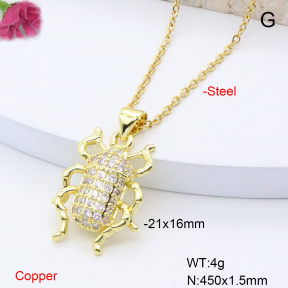 F6N408523aajl-L002  Fashion Copper Necklace