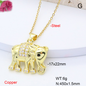 F6N408525avja-L002  Fashion Copper Necklace