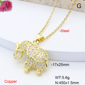 F6N408526aakl-L002  Fashion Copper Necklace
