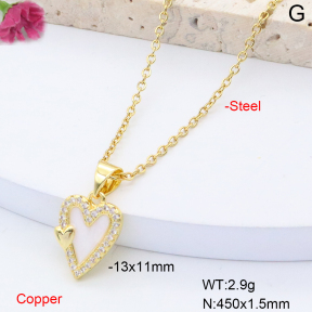 F6N408528vail-L002  Fashion Copper Necklace