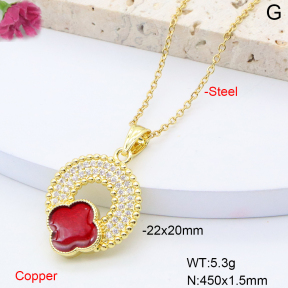F6N408531aajl-L002  Fashion Copper Necklace