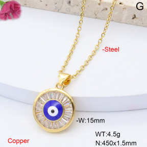 F6N408533baka-L002  Fashion Copper Necklace