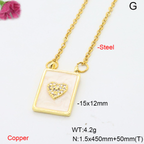F6N408534vail-L002  Fashion Copper Necklace