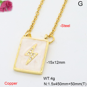 F6N408536vail-L002  Fashion Copper Necklace