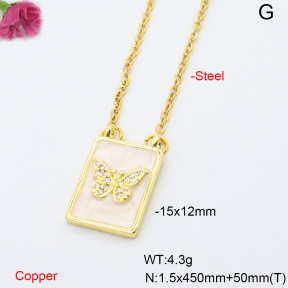 F6N408538vail-L002  Fashion Copper Necklace