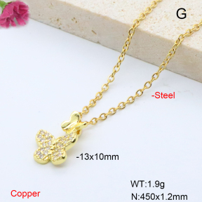 F6N408544vaia-L002  Fashion Copper Necklace