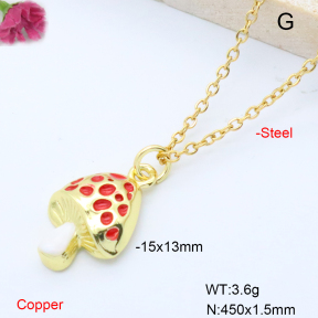 F6N408545vail-L002  Fashion Copper Necklace