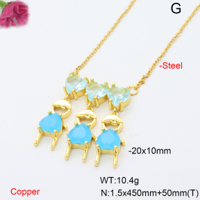 F6N408546vbmb-L002  Fashion Copper Necklace