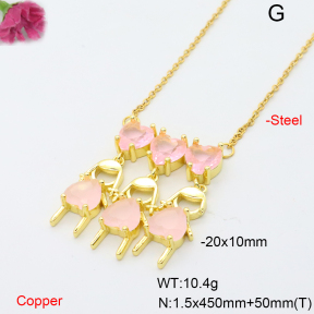 F6N408547vbmb-L002  Fashion Copper Necklace