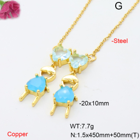 F6N408550aakl-L002  Fashion Copper Necklace