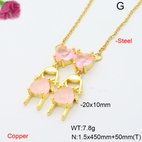 F6N408551aakl-L002  Fashion Copper Necklace