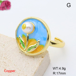 F6R300435baka-L002  Fashion Copper Ring